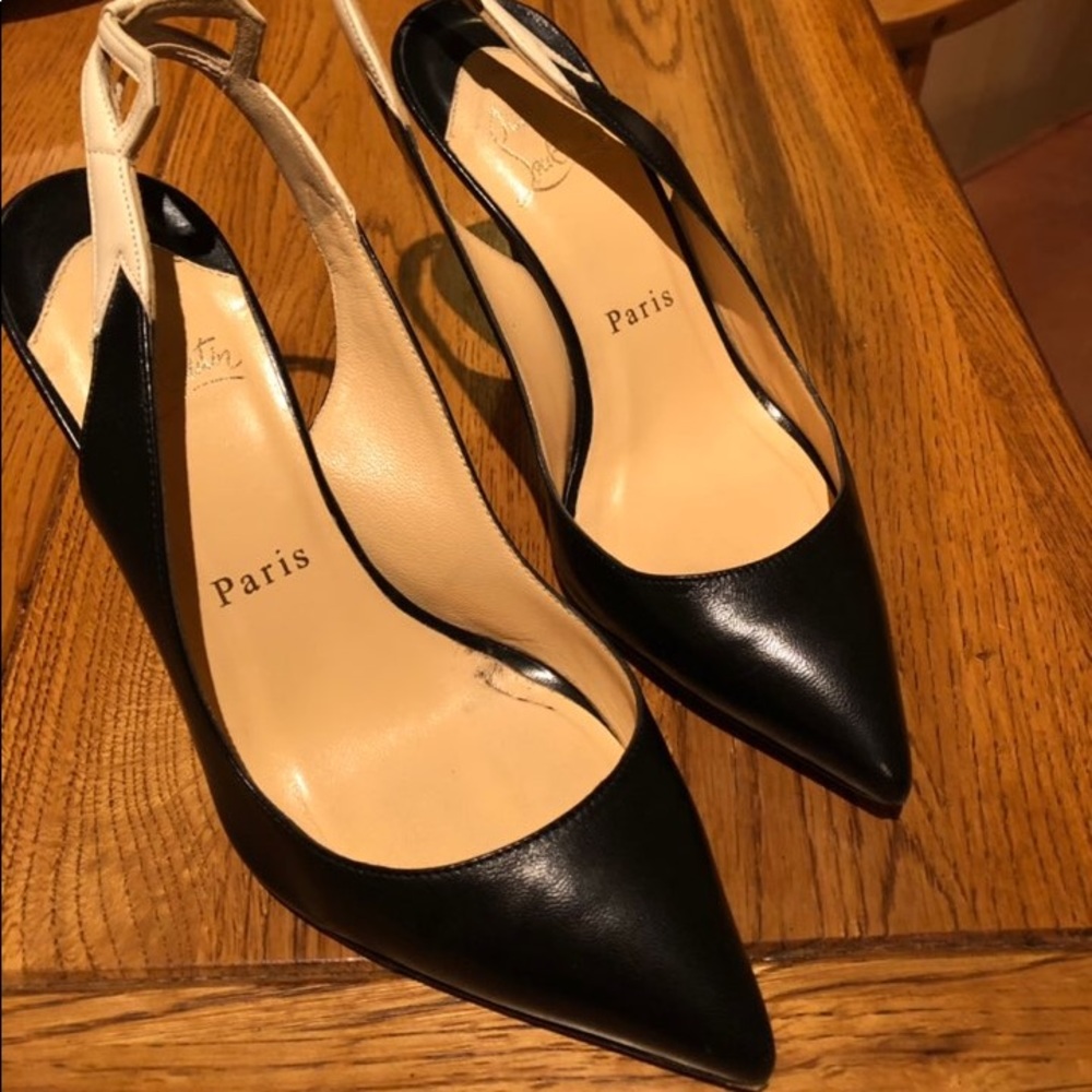 Louboutin slingback heels